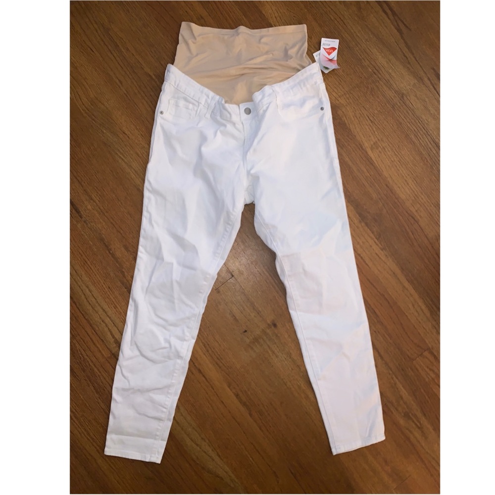 COPY - White Old navy full panel maternity jeans